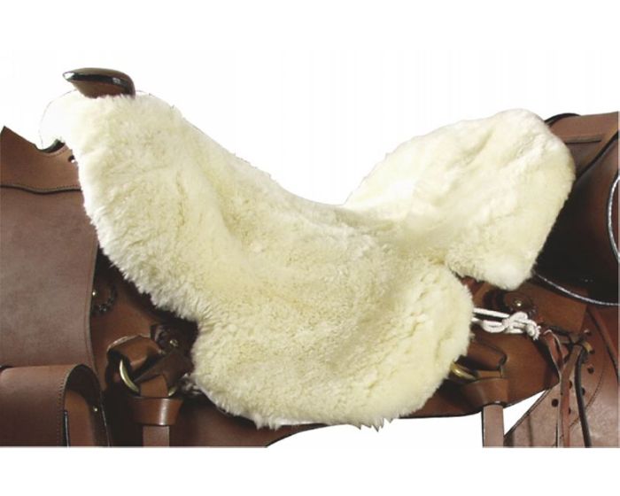 PFIFF Real lambskin western sheepskin saddle pad seat saver main product photo