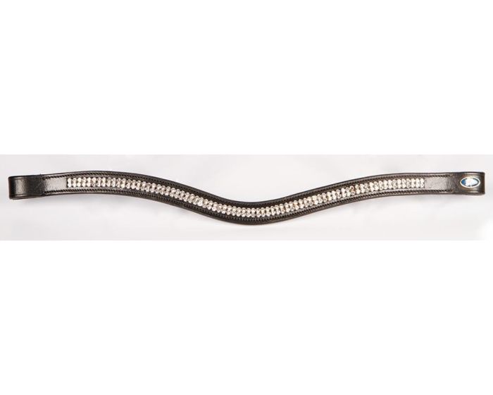Harry's Horse Browband crystal wave silver main product photo