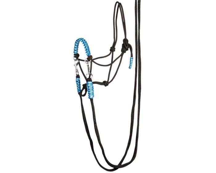 Harry's Horse Side pull head-head-rope halter with reins main product photo