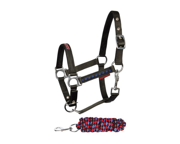 Harrys Horse Halterset Stout Black main product photo