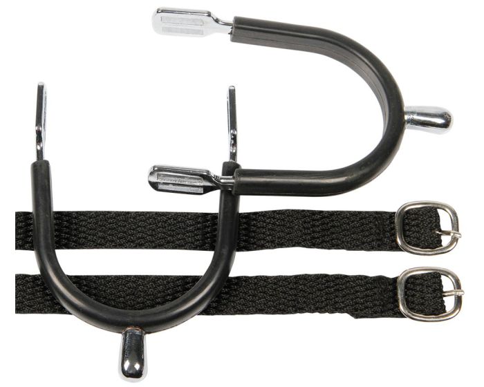 Harry's Horse Spurs knob chrome / rubber + strap main product photo