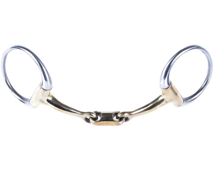 Harry's Horse Bustrail gold brass double-jointed oval-link main product photo