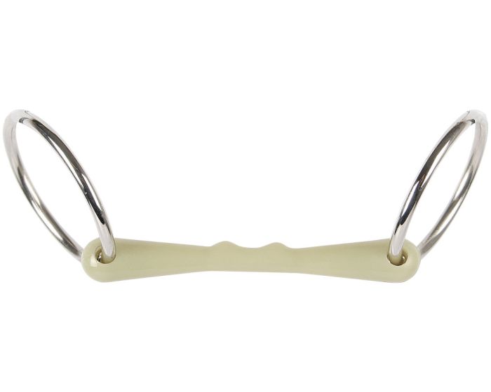 Harry's Horse Snaffle bit rubber 19mm apple main product photo