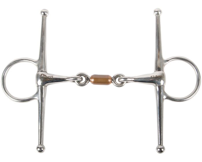 Harry's Horse Gag / eggbutt double-jointed copper rollers 13mm main product photo
