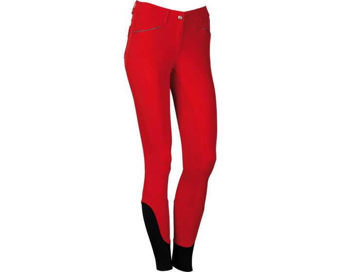 Perfection 2.0 - Burgundy & Navy Piping Full Seat Mid Rise Breeches |  Halter Ego®