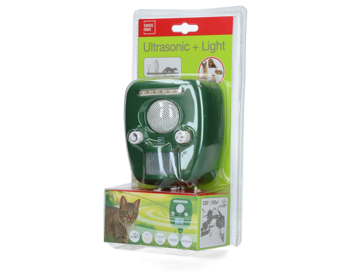Swissinno Ultrasonic Animal Repeller Solar PRO Outdoor main product photo