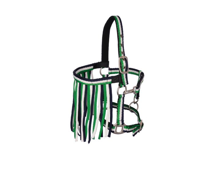 MHS Halter "Stripe" with rope and fly fringe main product photo