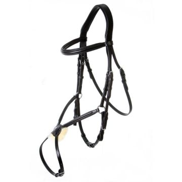 BR Mexican bridle Grantham Cob Black