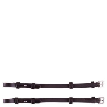Premiere Cheek pieces 13mm blind Pony Black