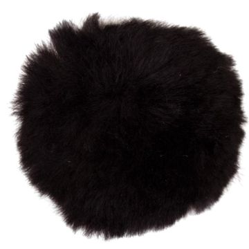BR Nose Guard Sheepskin One Size Black