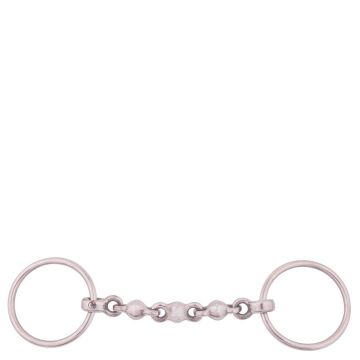 BR Waterford loose ring snaffle 18 mm 12,5 cm Gray