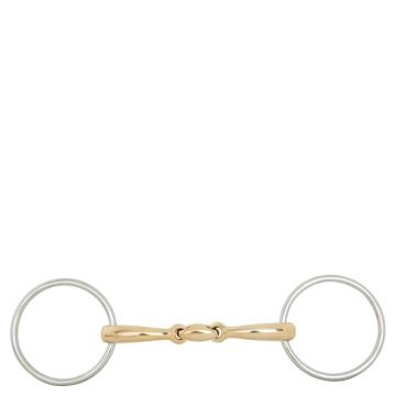 BR Double Broken Snaffle Bit Soft Contact 12 mm Ø 70 mm 11,5 1 Color