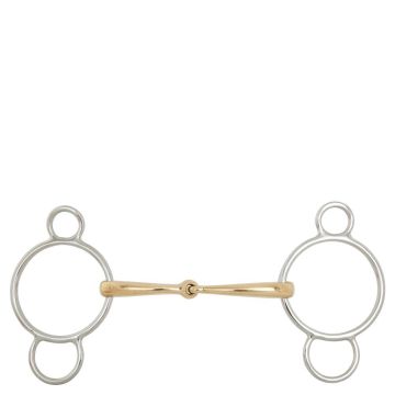 BR Single Broken Pessoa Loose Ring Snaffle Soft Contact 16 mm Ø Middle Ring 70 mm 11,5 1 Color