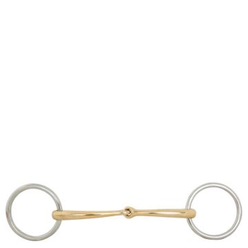 BR Ring snaffle bridle BR Soft Contact water snaffle single curved 10mm.