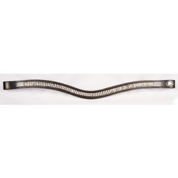 Harry's Horse Browband crystal wave silver Cob Colorless