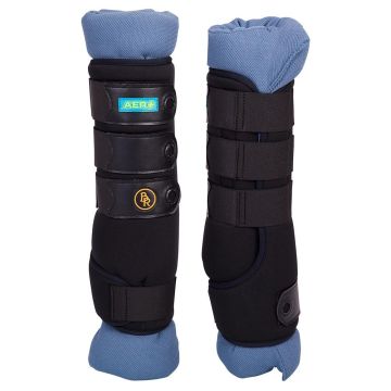 BR Stable riding boot straps AER + hind legs M Black