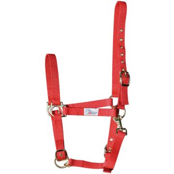 Harry's Horse Halter 3x adjustable Cob Red
