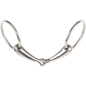 Harry's Horse Snaffle bit 21mm 11.5 RVS