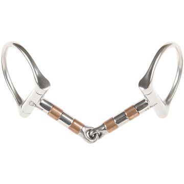 Harry's Horse D-snaffle copper rollers 13mm 12,5 RVS