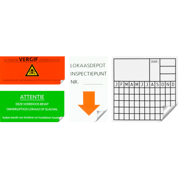 Knock Off Sticker "Inspection point"