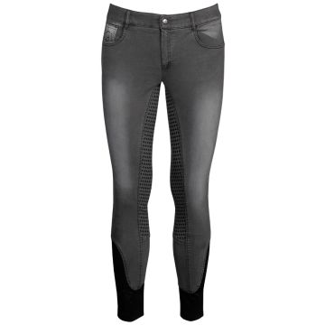Harry's Horse Riding Breeches Men's Liciano Denim Full Grip 56 Black