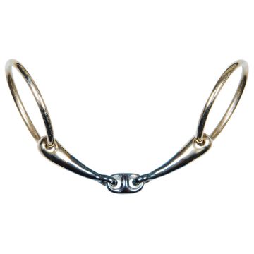 Harry's Horse Loose ring anatomical double jointed Sweet Iron 14mm 12,5 Blue / Gold