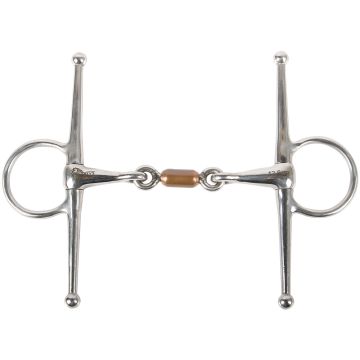 Harry's Horse Gag / eggbutt double-jointed copper rollers 13mm