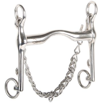 Harry's Horse Dressage bit low tongue arch 18mm 14,5 RVS