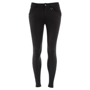 BR Riding breeches Milan men's silicone knee patches 56 Black