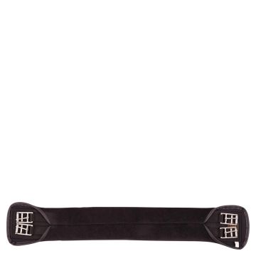 BR Dressage girth Velvet 50 Black