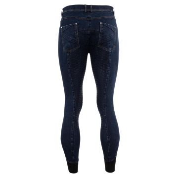 BR Riding breeches Mathieu men's silicone seat 56 Dark Denim