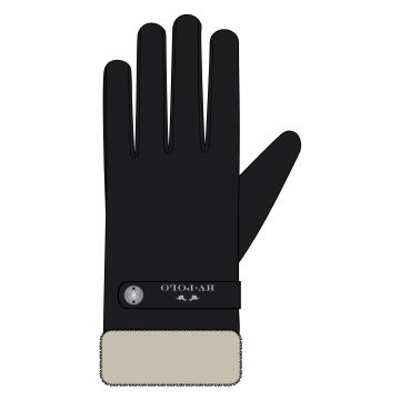 HV Polo Gloves Garnet XL Black