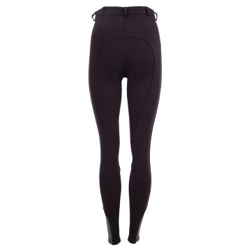 Premiere Riding breeches Dahlia II ladies fabric knee patches 38 Black