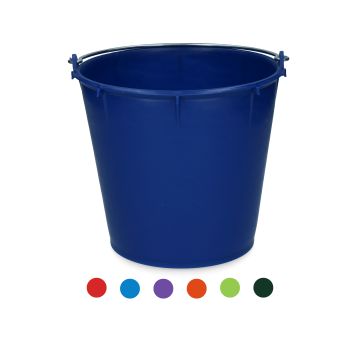 Vplast Bucket 7 l with handle dark blue