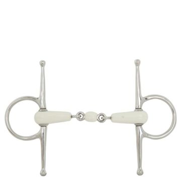 BR Double Broken Gag Snaffle Combo Comfort 18 mm Scissors 165 mm