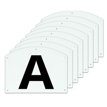 Vplast Dressage arena letters