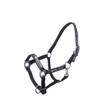 MHS Halter "I Love My Mini" Shet Black / Silver