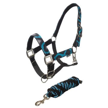 MHS Turnout halter set Full Blue Turtle