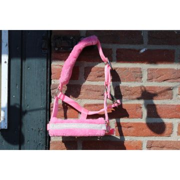 MHS Halter "Glitter" Pony Pink / Silver