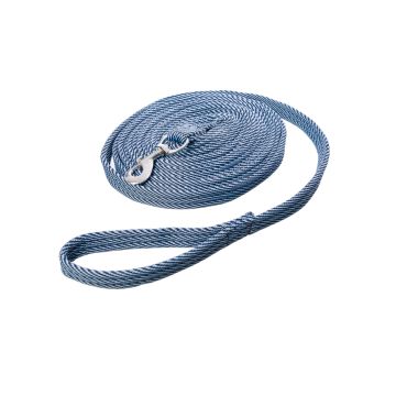 MHS Lunge rope "Cross" 8 meters 8 m Blue