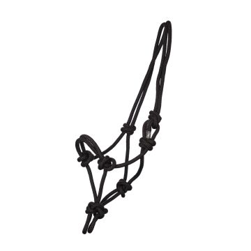 MHS Rope halter "Basic" Full Black