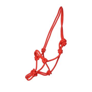 MHS Rope halter "Basic" Extra Full Red