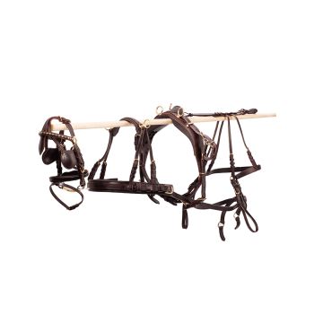 MHS Leather Single Harness Black