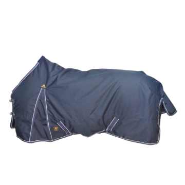 MHS Turnout Rug Flora 200 Grams Navy 135/165 cm