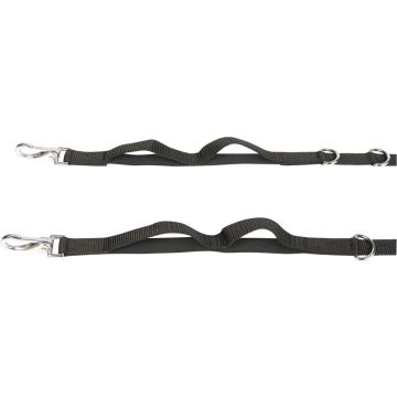 Harry's Horse Side reins adjustable with elastic Shetland Black