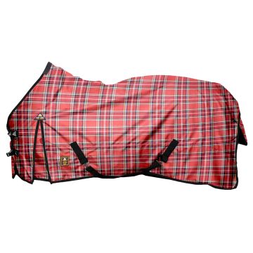 MHS Rain rug with fleece "Red Blocks"